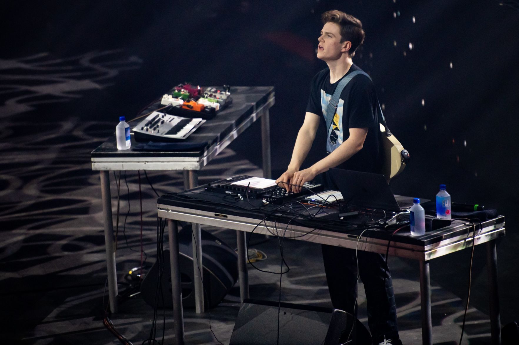 Deadmau5 performs at the Factory's grand opening